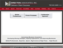 Tablet Screenshot of directionassociates.com